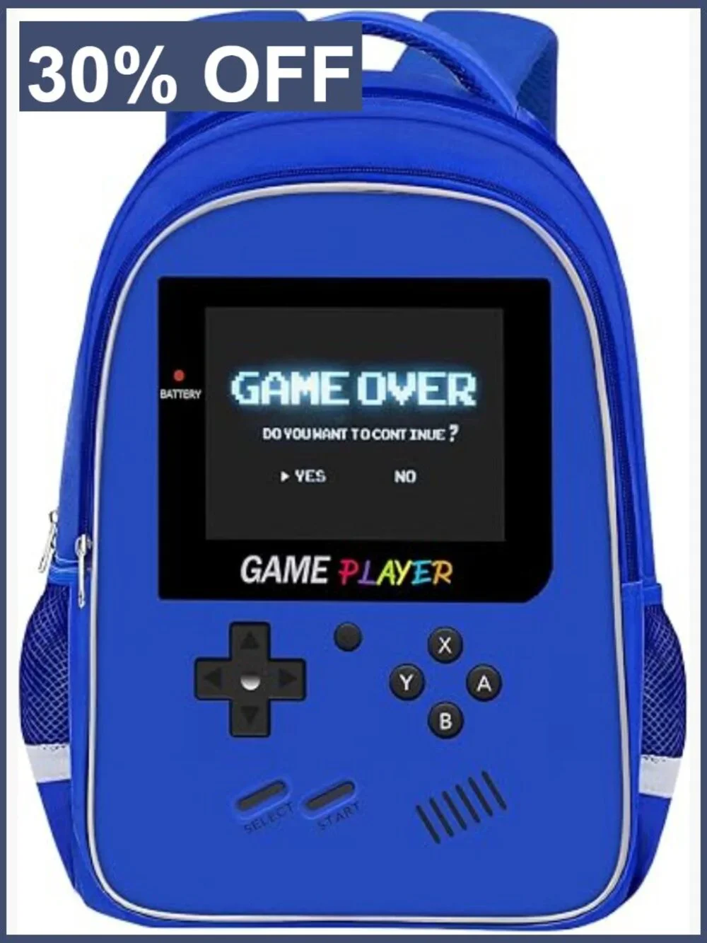 Gamer Boys School Backpack Elementary Middle Kids Ages 6-18 17 Inch